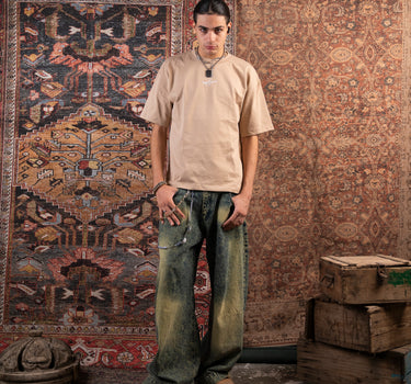 “Ismail yasin” Beige Sarab Tee